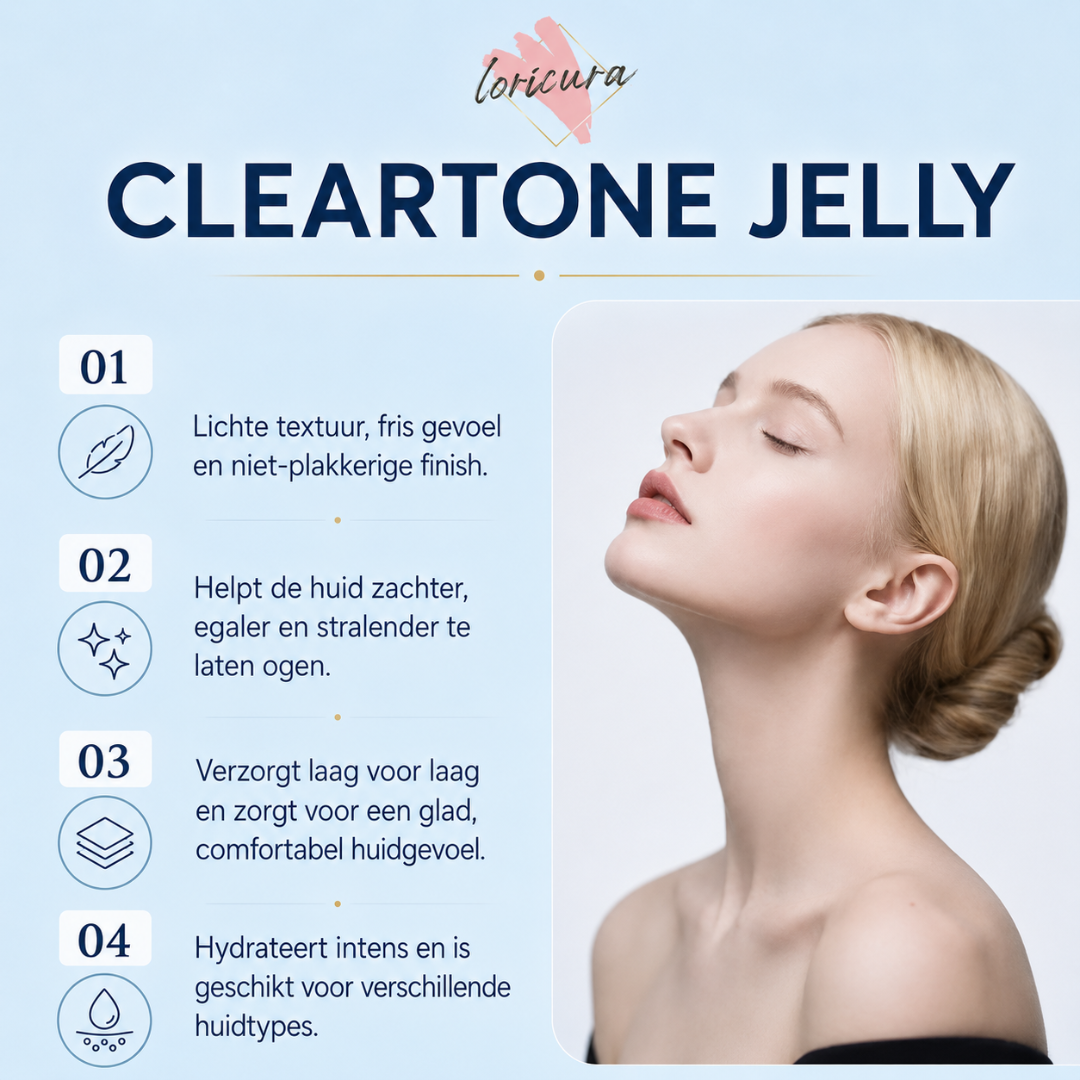 ClearTone Jelly | Verzorgende bodylotion voor een egalere huidlook